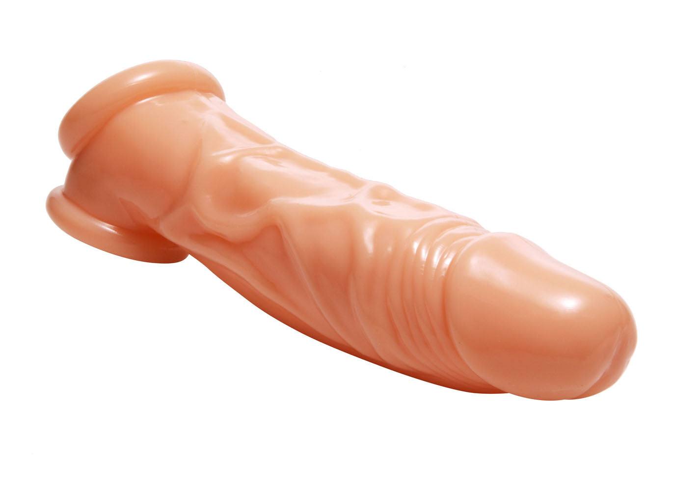 Realistic Flesh Penis Enhancer and Ball Stretcher by Cock & Balls