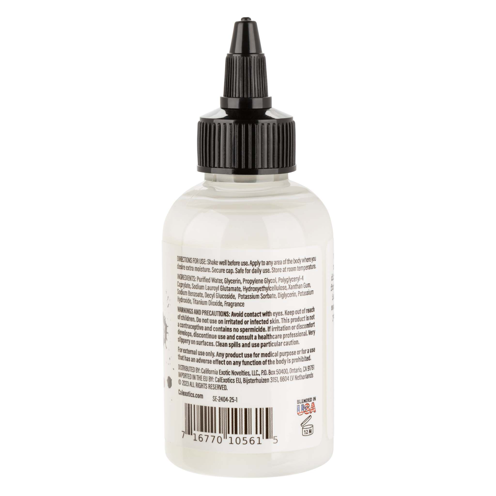 Bottle of Fuck Sauce Cum Scented Lubricant 4 oz with black cap and detailed label text