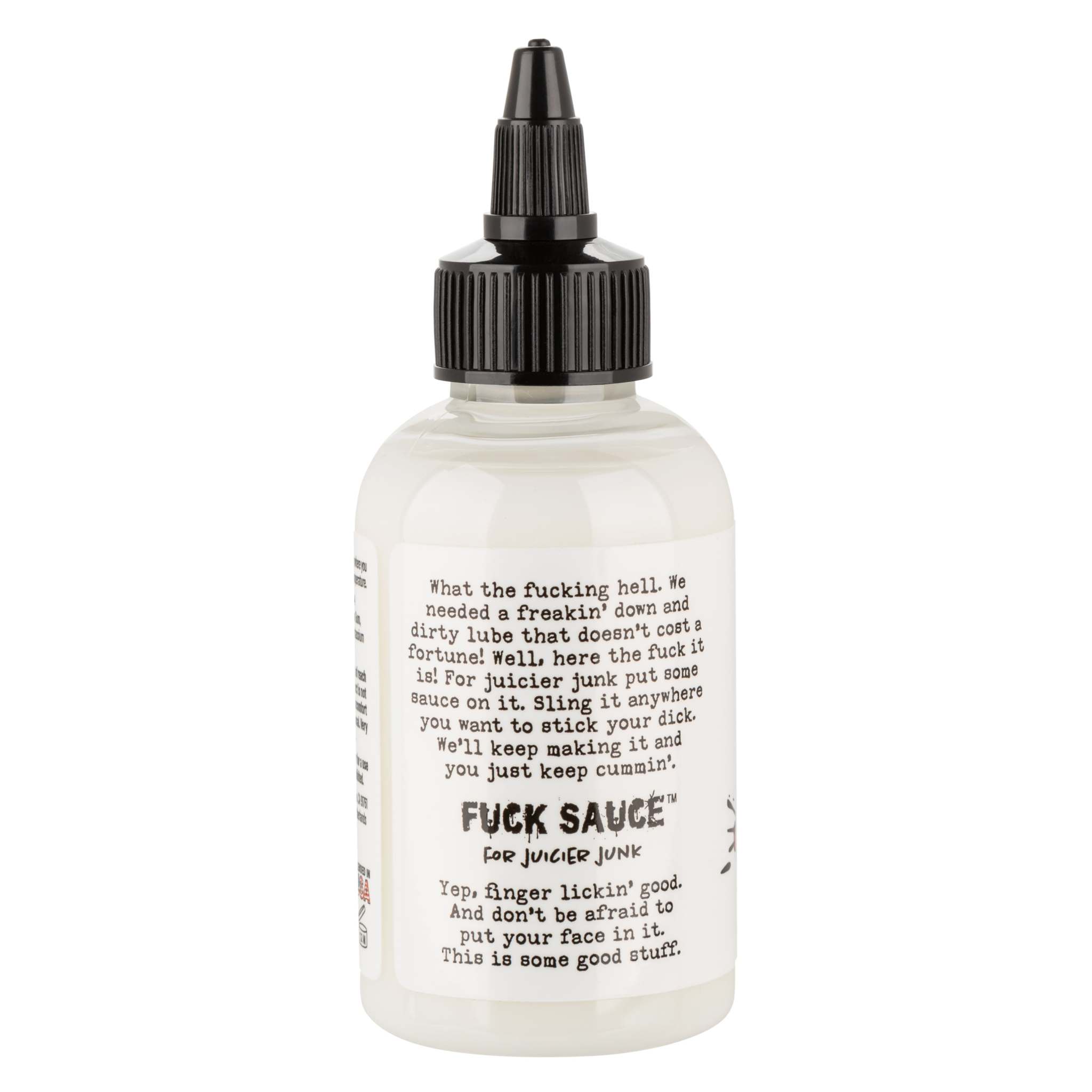 Fuck Sauce Cum Scented Lubricant 4 oz water-based intimate lubricant with realistic spunk scent and super-slick formula