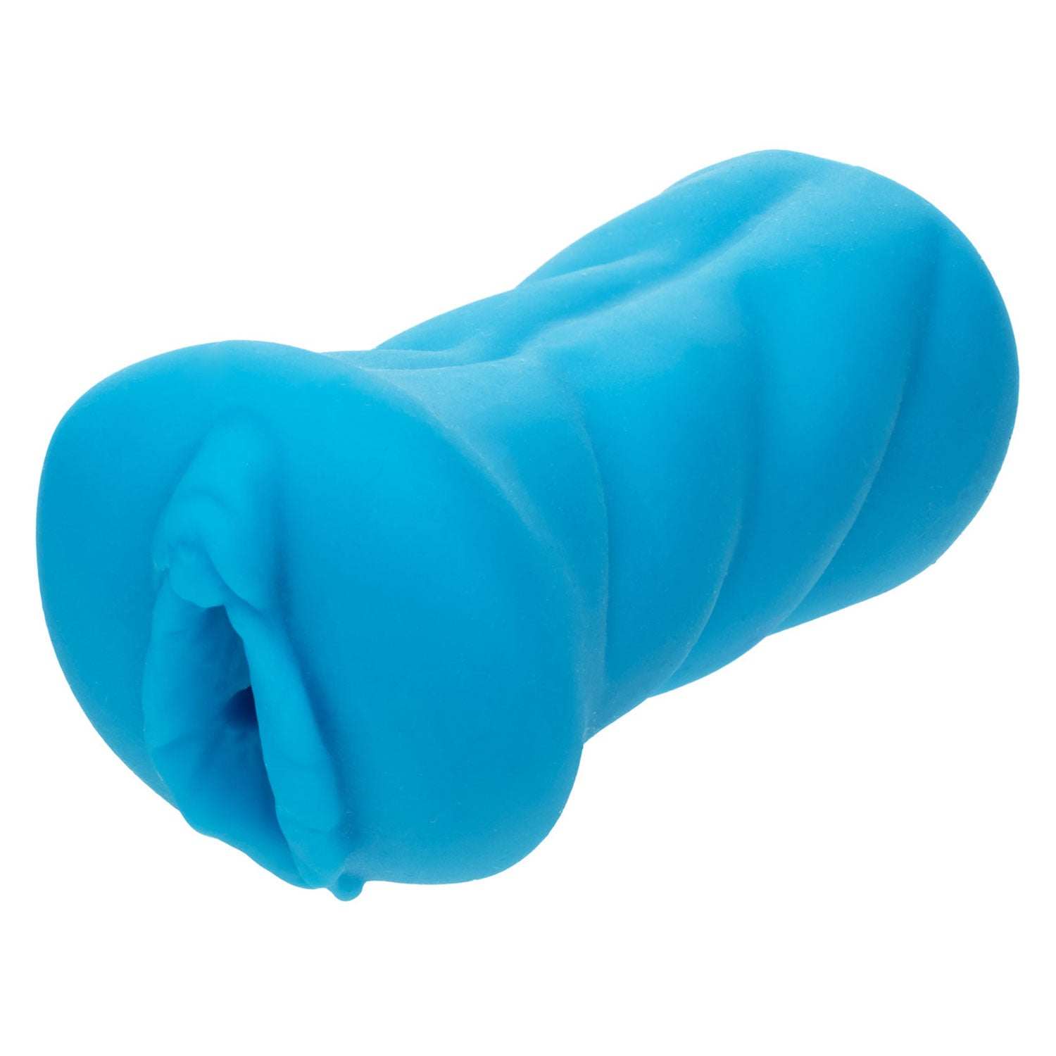 Blue Anime Stroker Bunny male masturbator with realistic texture and closed end for enhanced suction and pleasure