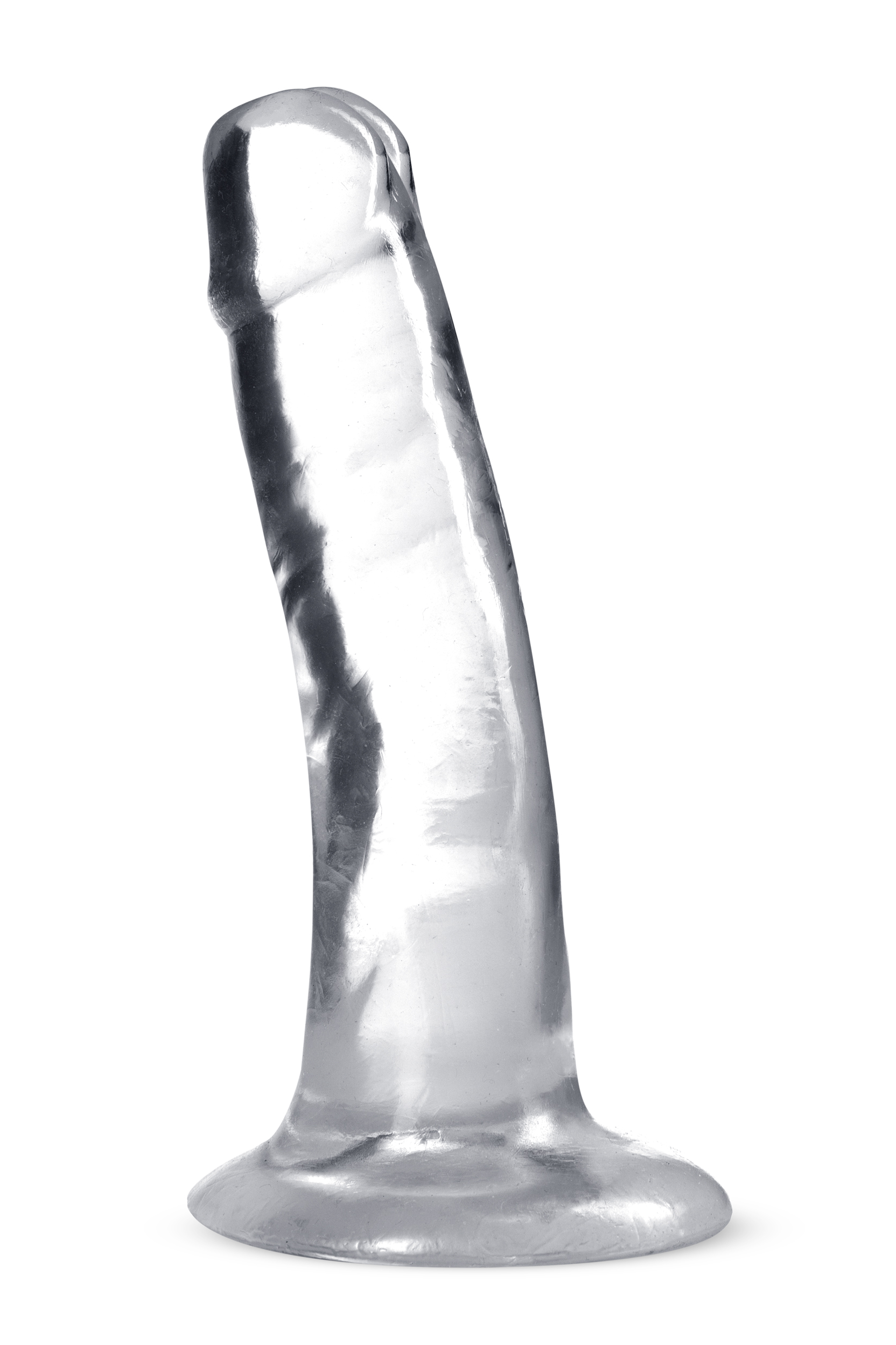 Clear B Yours Plus Hard N Happy silicone vibrator with multi-speed vibrations and firm flexible design.