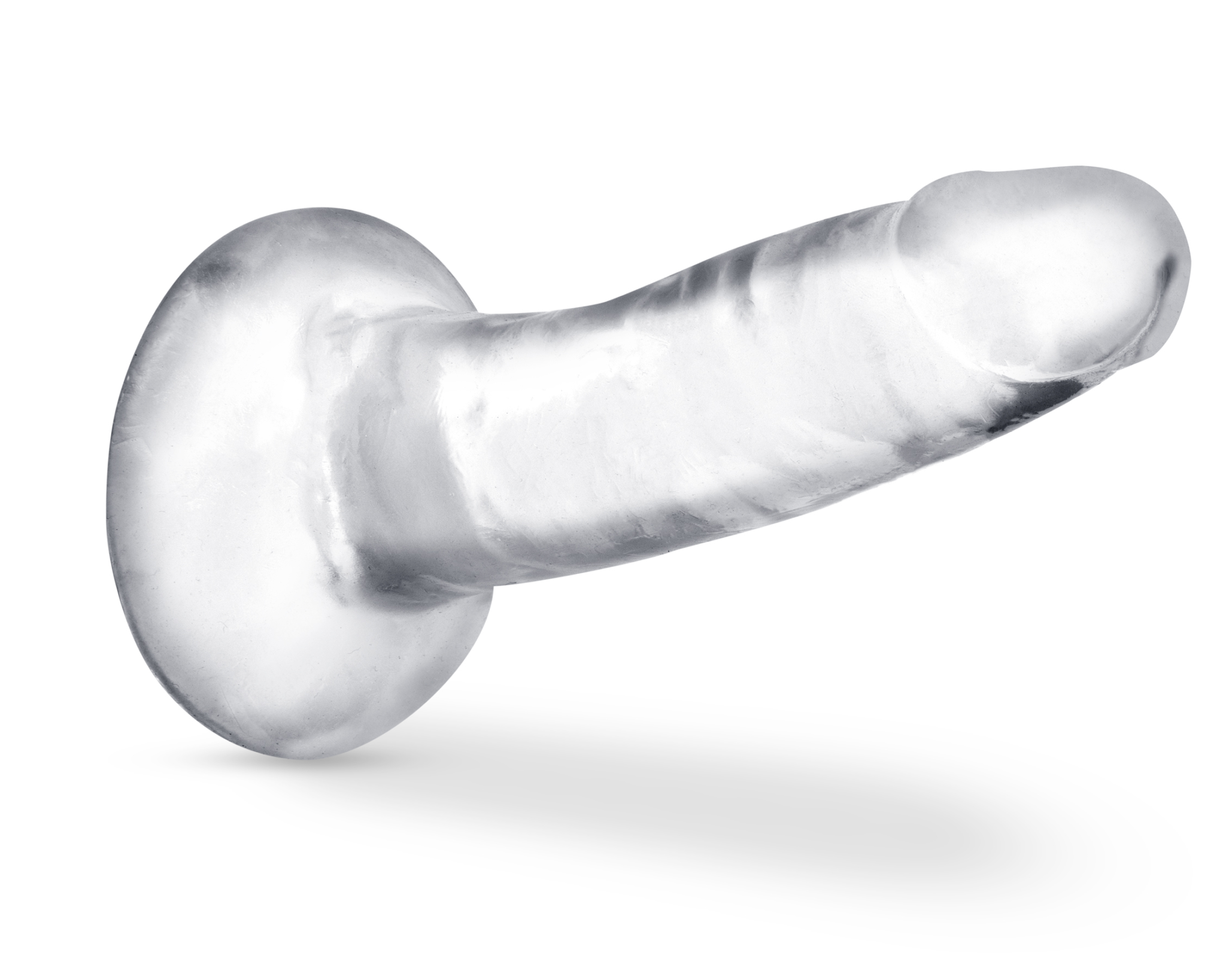 Clear B Yours Plus Hard N Happy silicone vibrator with firm, flexible design and multi-speed vibrations, waterproof and body-safe.