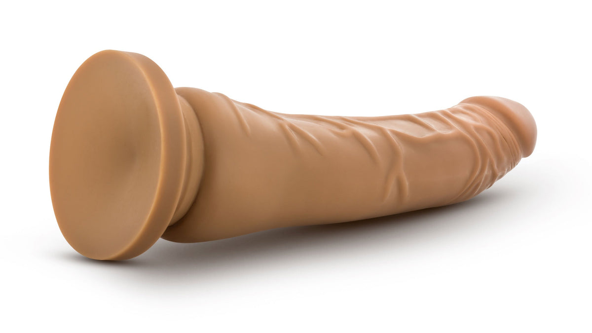 Dr. Skin Silicone - Dr. Noah - 8 Inch Dong With Suction Cup - Mocha by Anal Toys & Stimulators