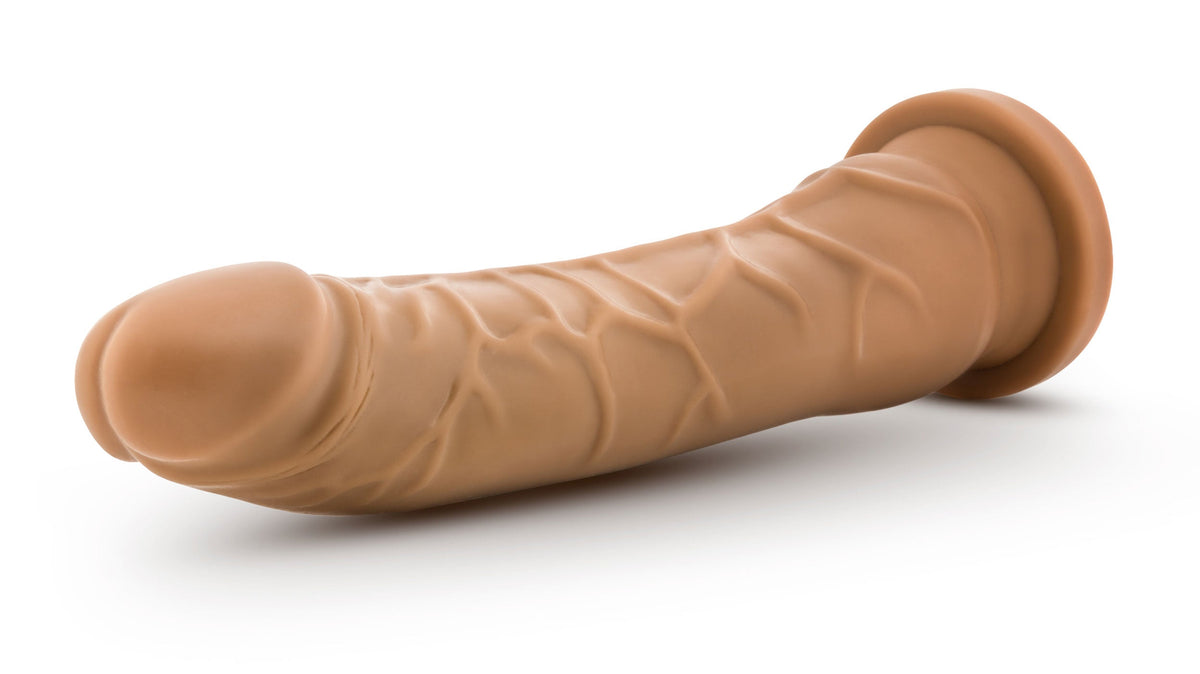 Dr. Skin Silicone - Dr. Noah - 8 Inch Dong With Suction Cup - Mocha by Anal Toys & Stimulators