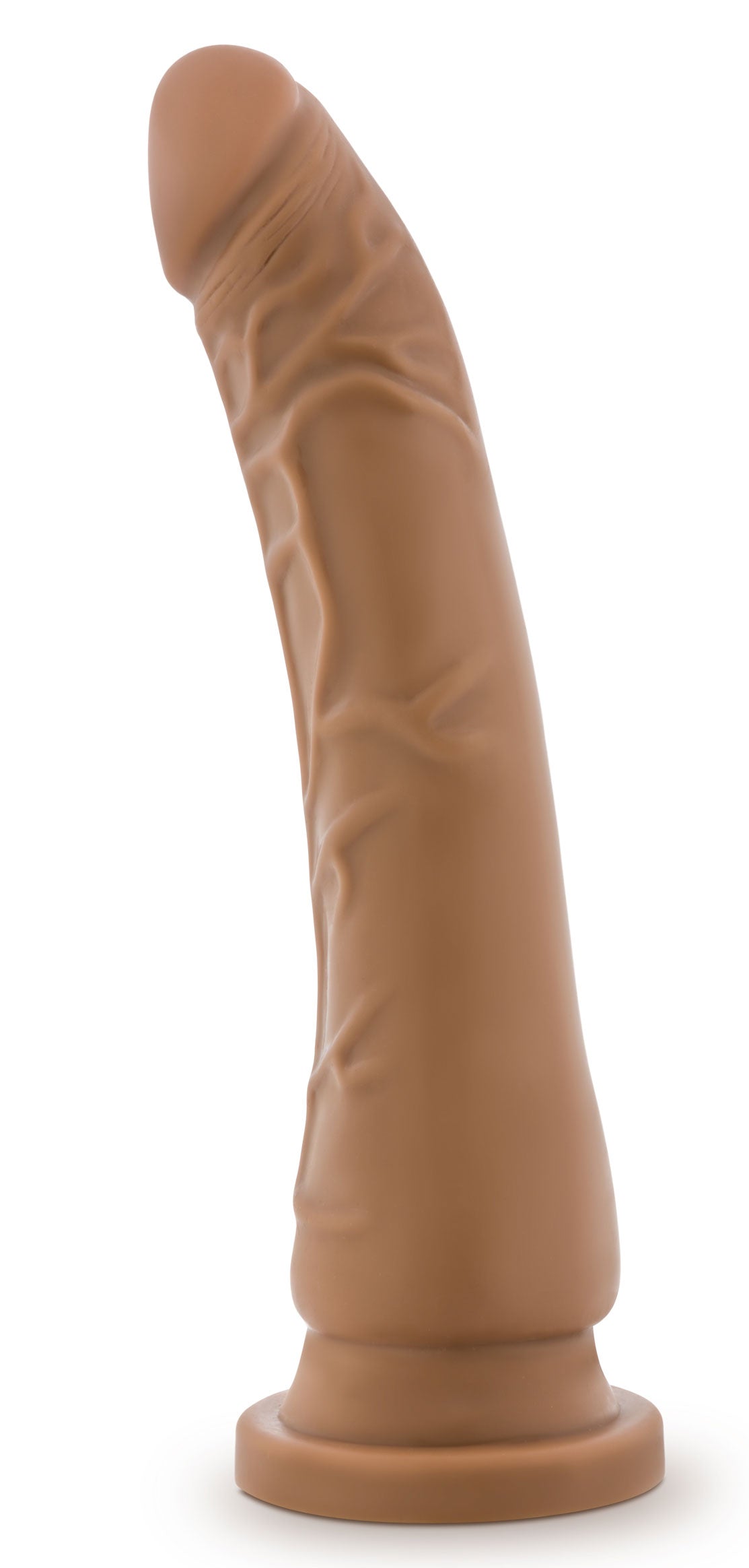 Dr. Skin Silicone - Dr. Noah - 8 Inch Dong With Suction Cup - Mocha by Anal Toys & Stimulators