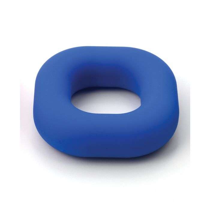 Blue Sport Fucker Big Boner Ring made of soft, durable liquid silicone for enhanced intimate pleasure.