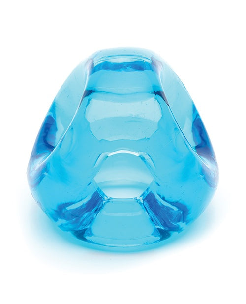 Ice Blue Sport Fucker Energy Ring made of stretchable TPR with multiple rings for customizable fit and enhanced intimate pleasure