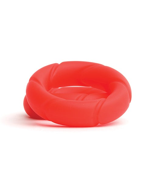 Red liquid silicone Sport Fucker Ready Rings for enhanced stamina and pleasure