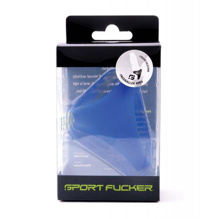 Sport Fucker Freeballer blue performance underwear in packaging for active men
