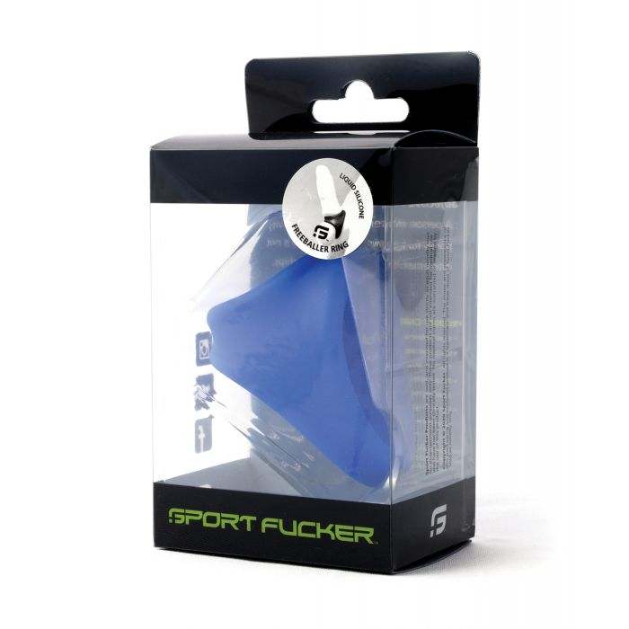 Sport Fucker Freeballer men's performance underwear in blue packaging for active lifestyle
