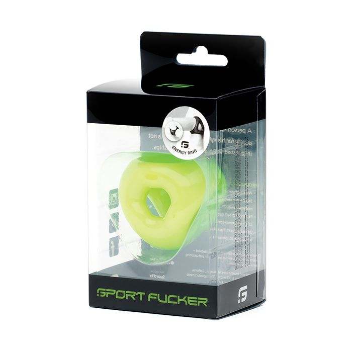 Sport Fucker Energy Ring high-performance silicone training ring for athletes in black and clear packaging