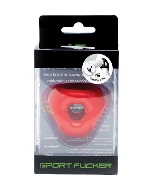 Sport Fucker Energy Ring high performance red silicone training ring in packaging for athletes