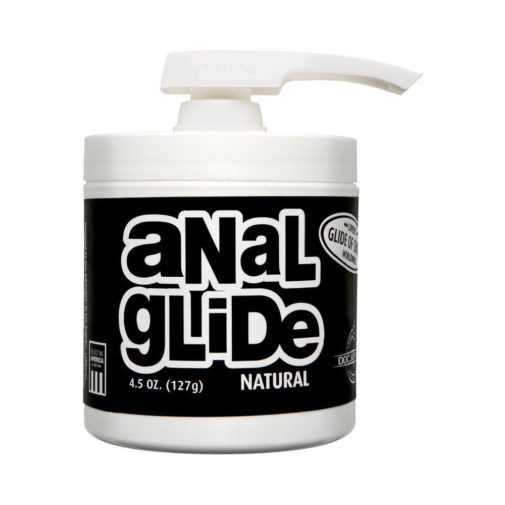 Anal Lube 4.5oz pump bottle with natural formula for smooth, comfortable intimate use