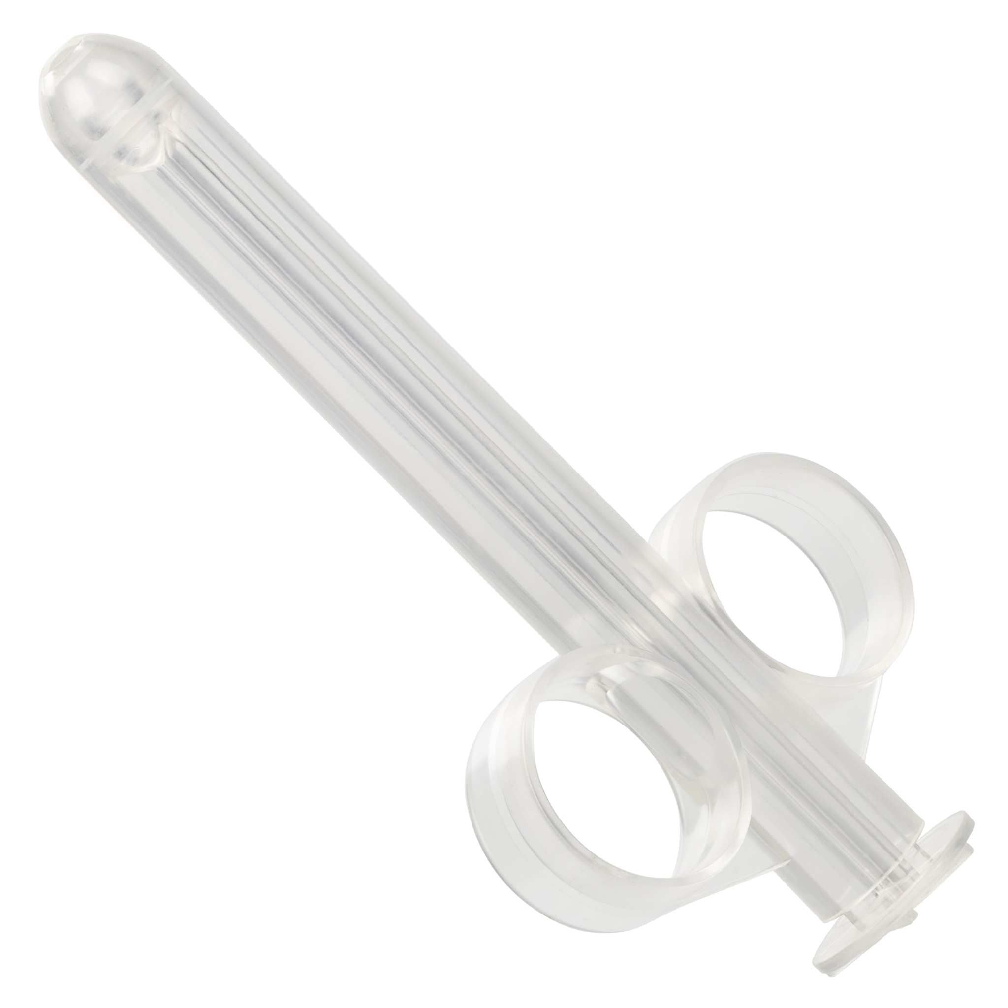 Clear XL Lube Tube with ergonomic dual finger grips for easy dispensing and precise control