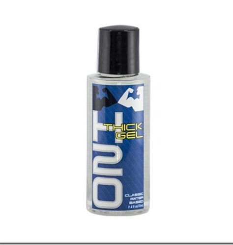 Elbow Grease H2O Classic Thick Gel 2.4 oz water-based personal lubricant bottle with blue label
