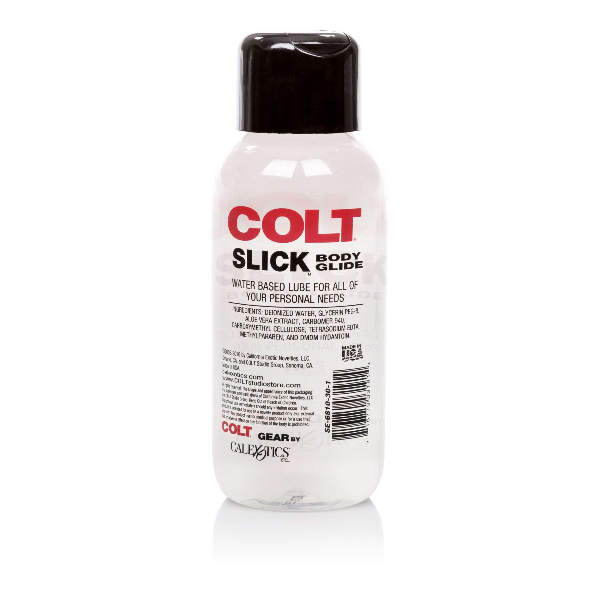 Colt Slick Lube 16.57 oz water-based personal lubricant with smooth, non-sticky formula for enhanced intimacy and easy clean-up.