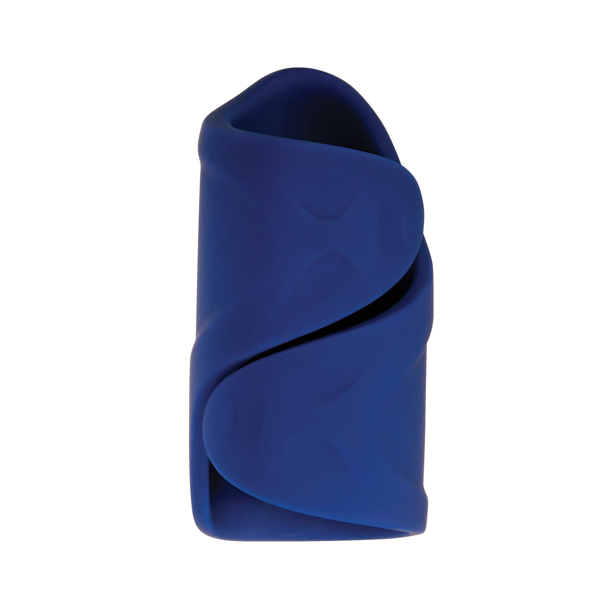 Blue silicone vibrating stroker from iN's and Out's combo set