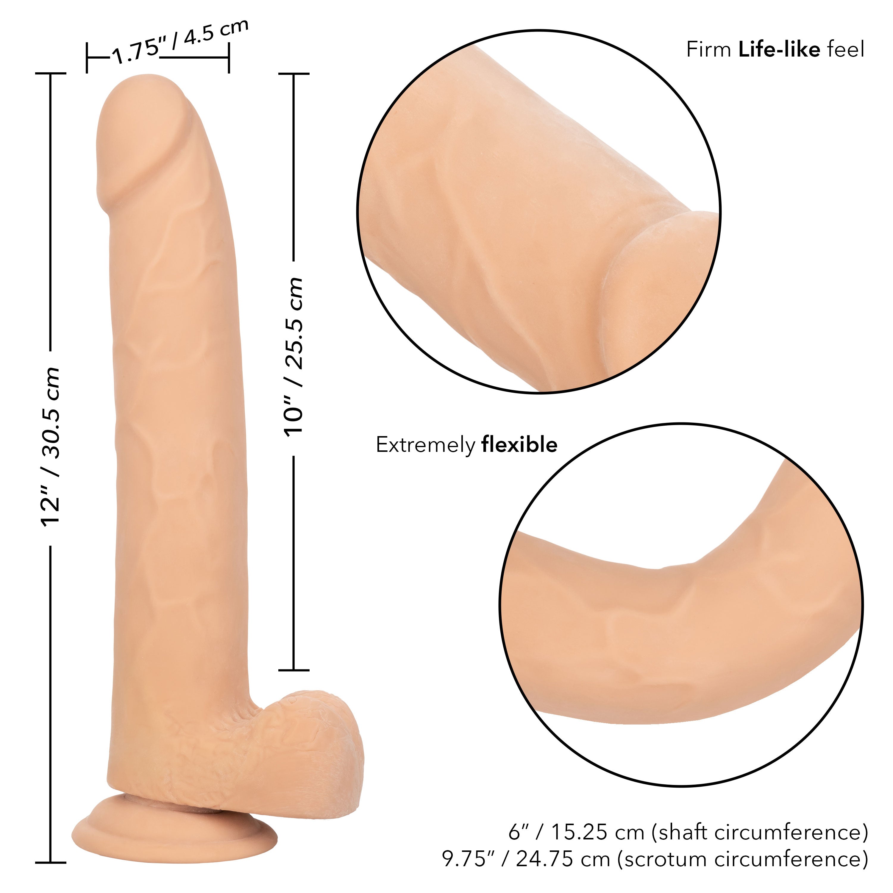 Size Queen 8 inch/20.25 Cm