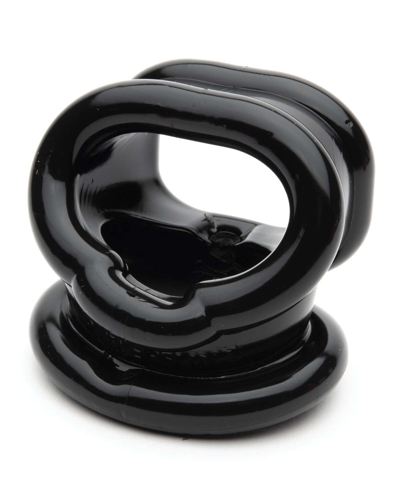 Sport Fucker Powersling heavy-duty adjustable black suspension harness and strap made of stretchy TPR material for intimate play