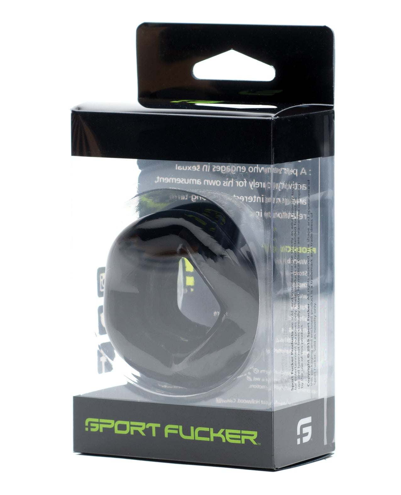 Sport Fucker Revolution Ring Stretcher black ergonomic cockring and ball stretcher in retail packaging