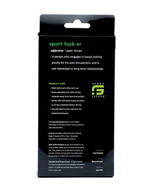 Sport Fucker Crossfit Plug packaging showing product care and brand details