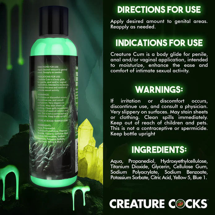 Creature Cum Green Water-Based Lubricant 8oz by Lubricants, Creams & Glides