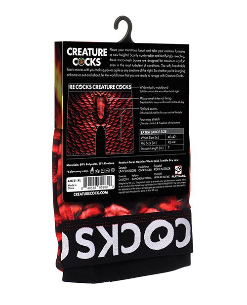 Creature Wear Horny Devil Demon Boxer Shorts 
