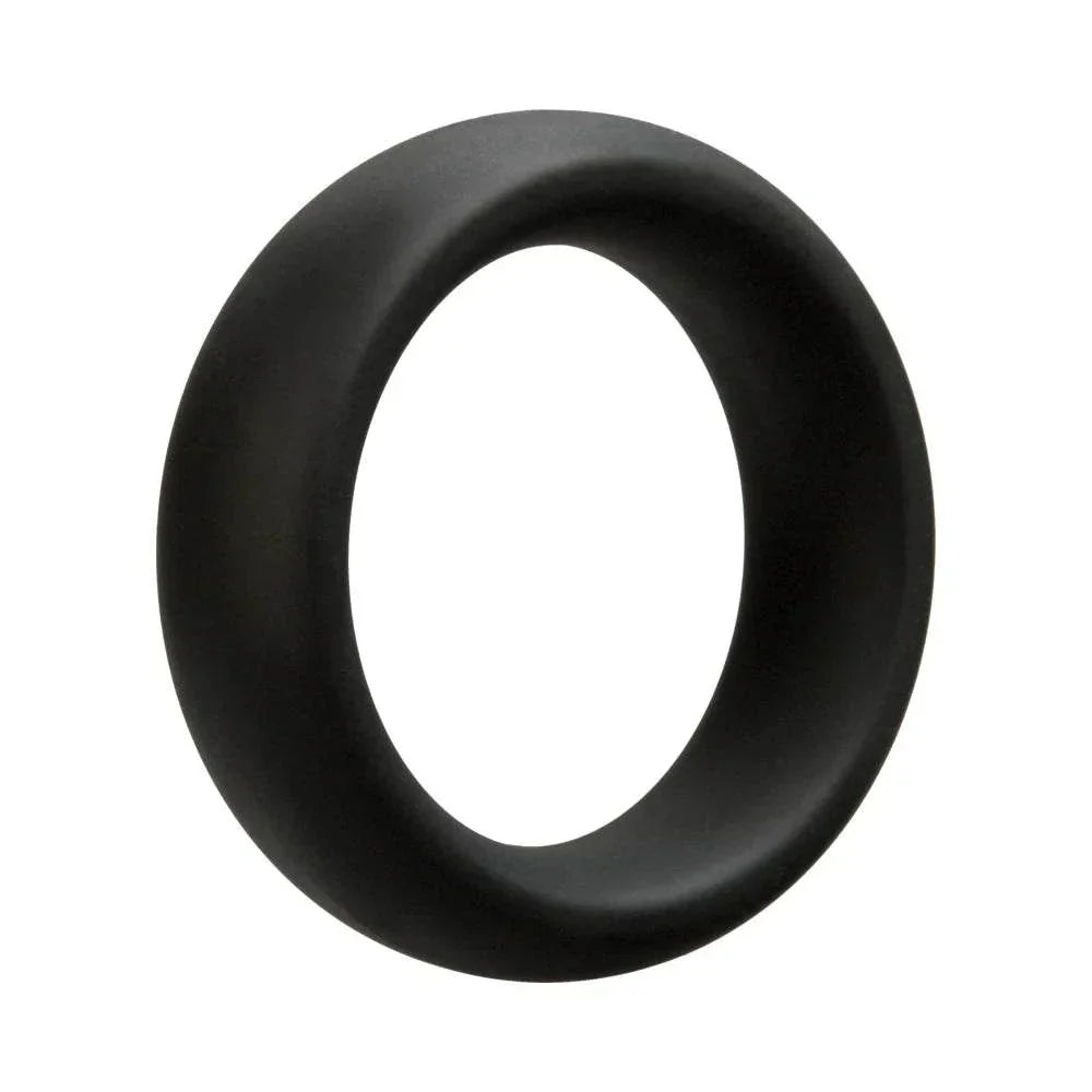 OptiMALE C-Ring 35mm Black silicone cock ring for enhanced pleasure.