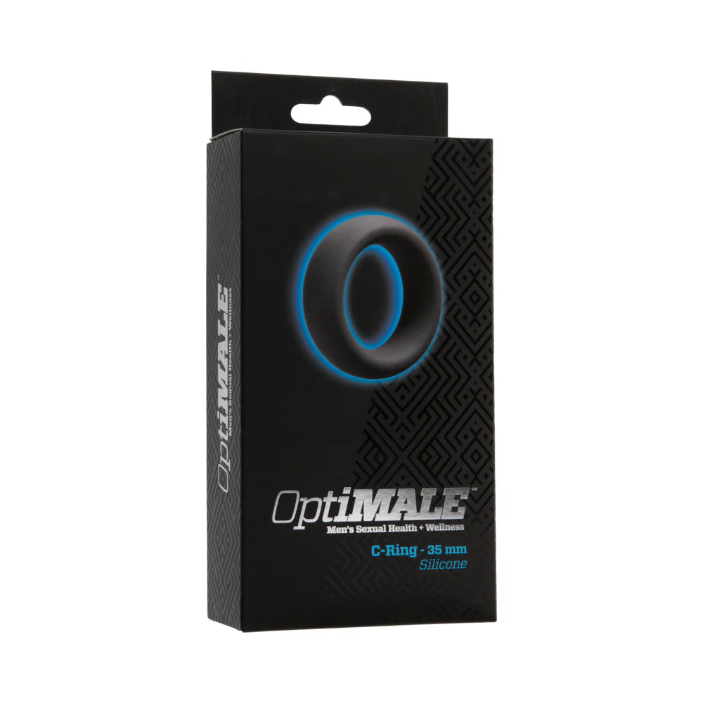 OptiMALE 35mm Slate C-Ring packaging in black with product image and branding.