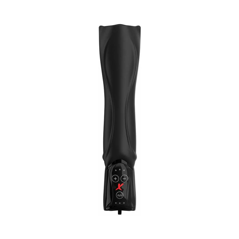 PDX Elite Vibrating Roto-Teazer Rotating Masturbator Black