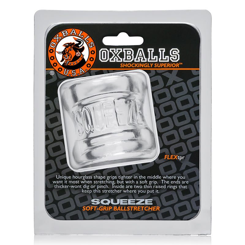 OOxBalls Squeeze Ball Stretcher for Enhanced Sensations, Clear