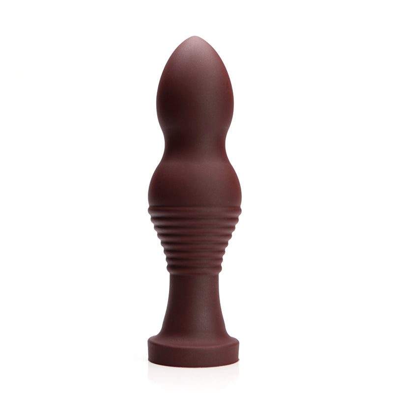 Tantus Piggy XL Premium Silicone Plug - Firm - Oxblood