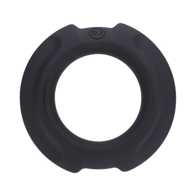 OptiMALE FlexiSteel Silicone, Metal Core Cock Ring 35 mm Black