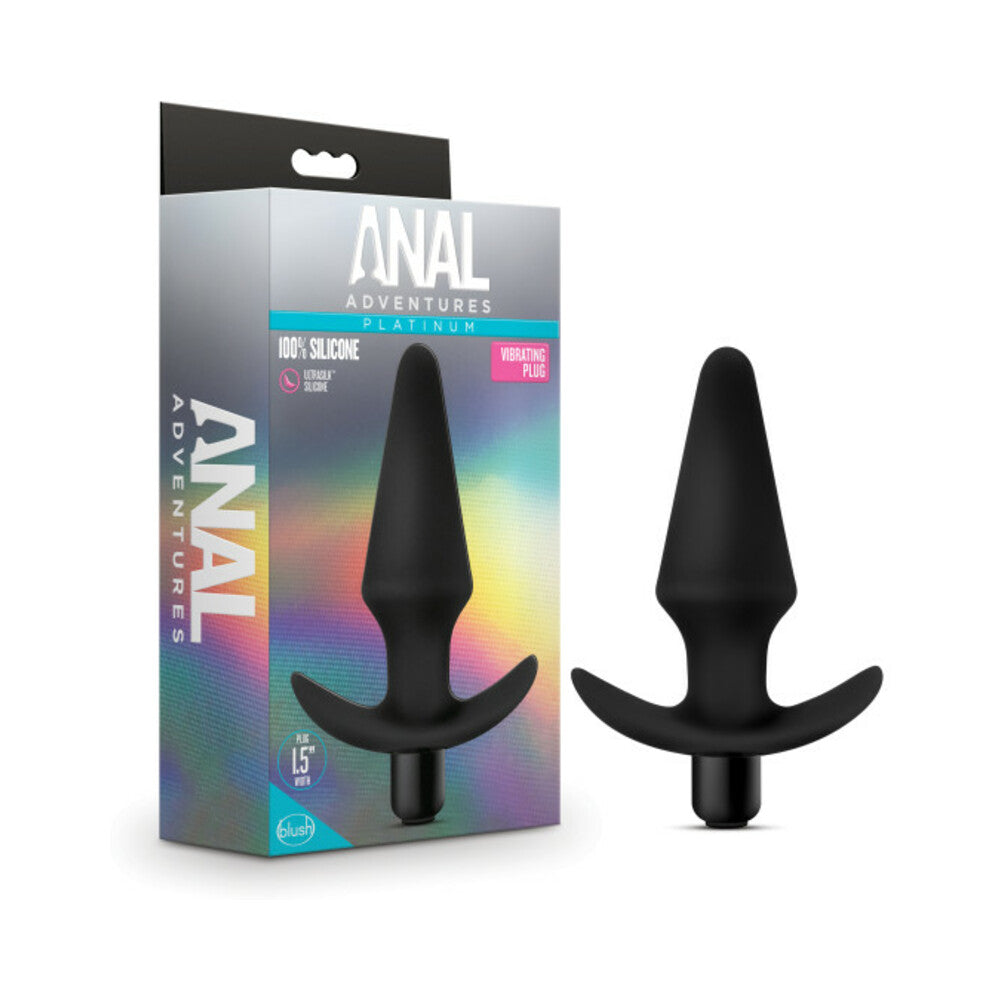 Blush Anal Adventures Platinum Silicone Vibrating Plug
