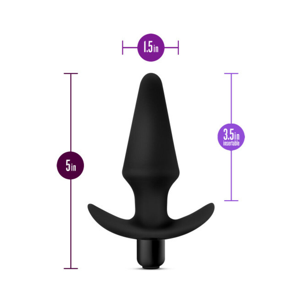 Blush Anal Adventures Platinum Silicone Vibrating Plug