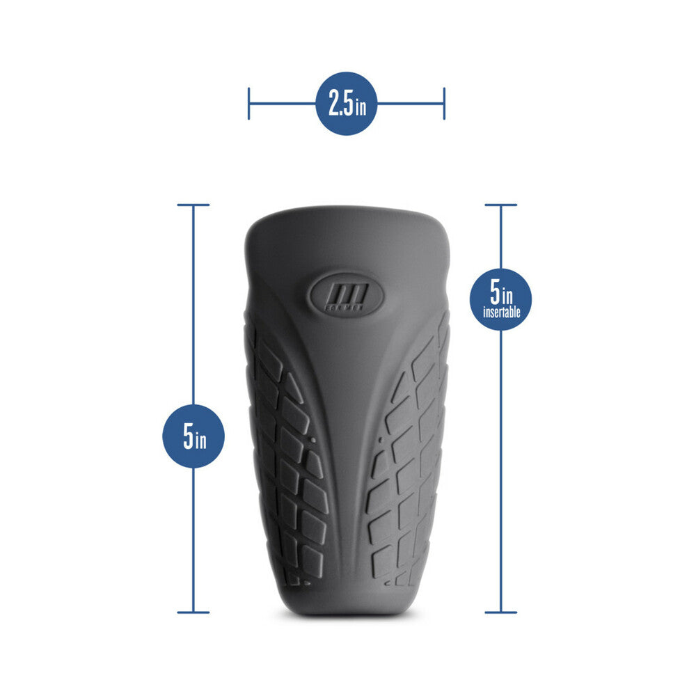 Gript Silicone Stroker by Blush M  - Elite Platinum Silicone