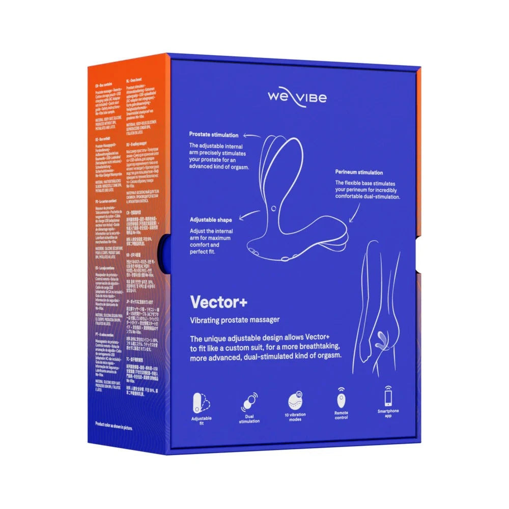 We-Vibe Vector+ Dual Stimulation Prostate Massager Royal Blue