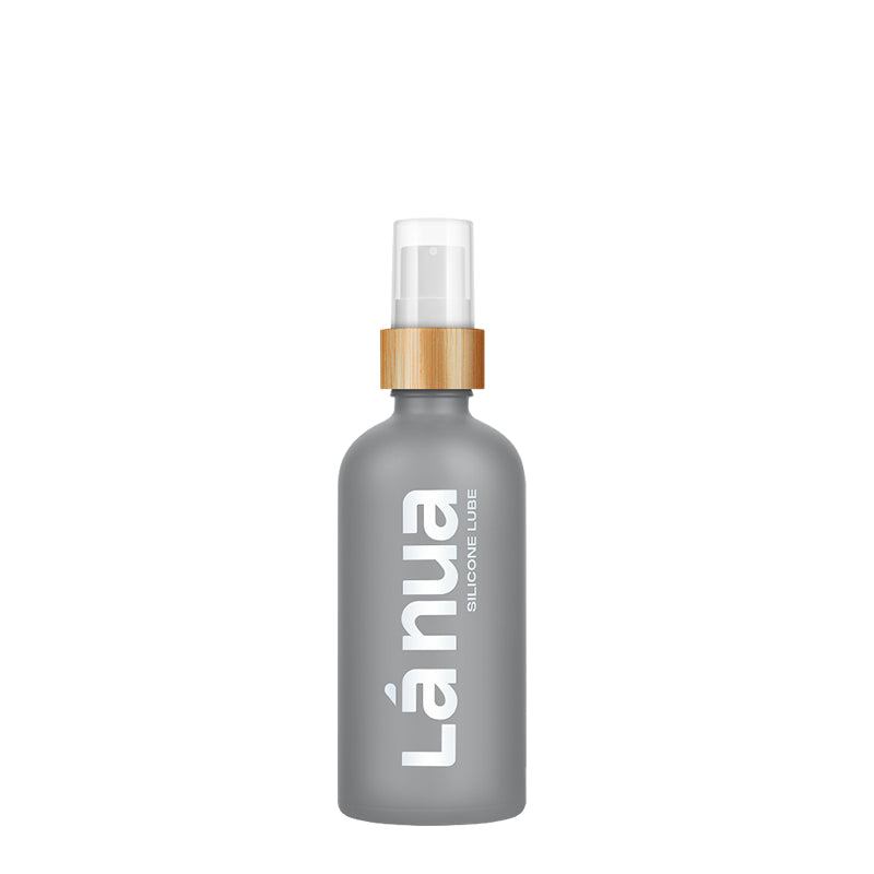 La Nua Unscented Silicone Lubricant bottle with flip-top cap, premium silicone formula for long-lasting lubrication.