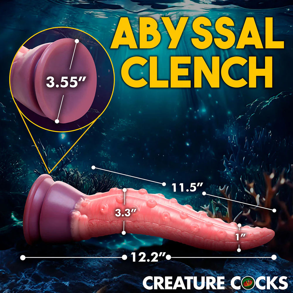 Creature Cocks Deep Invader Tentacle Ovipositor Silicone Dildo with Eggs