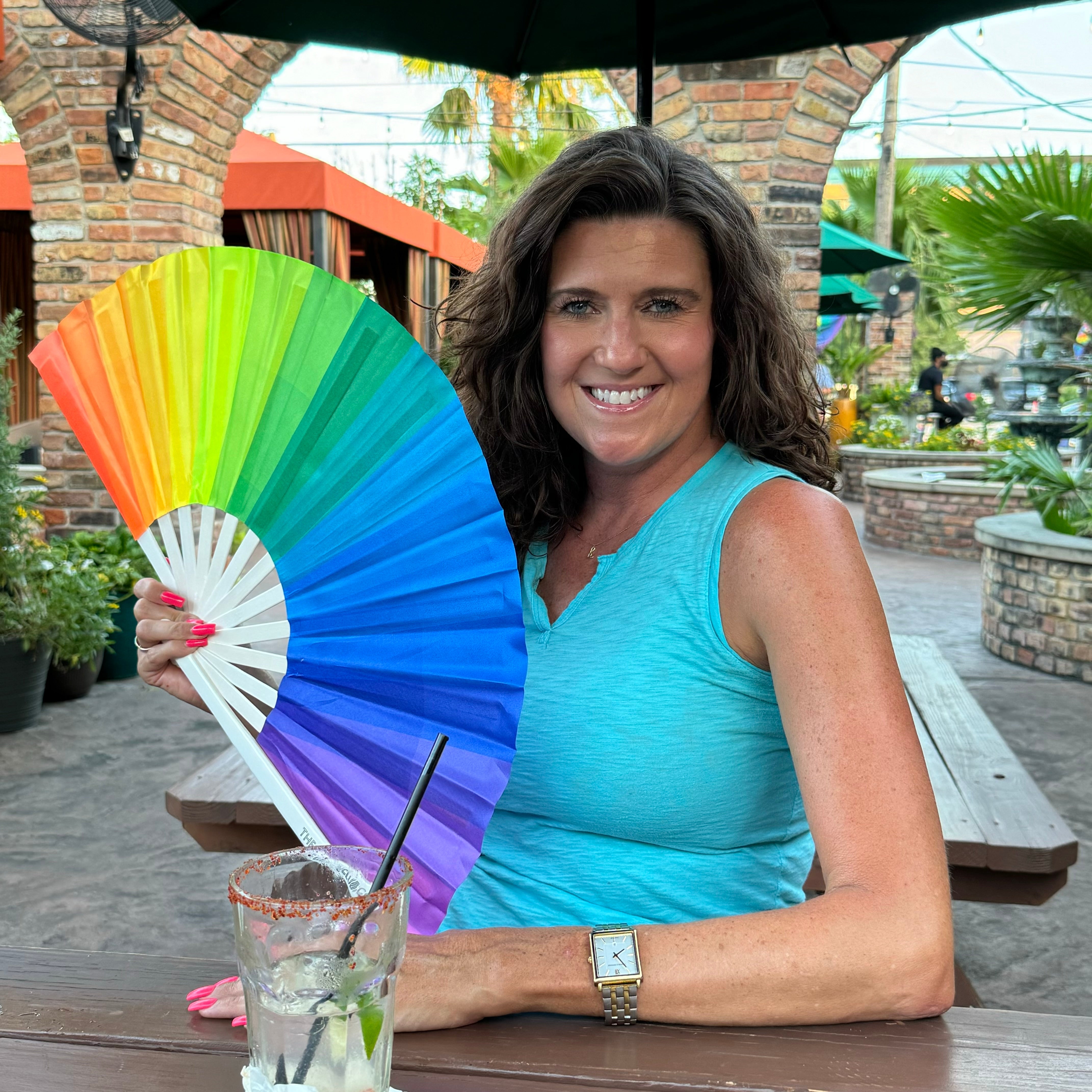 Over The Rainbow Fan