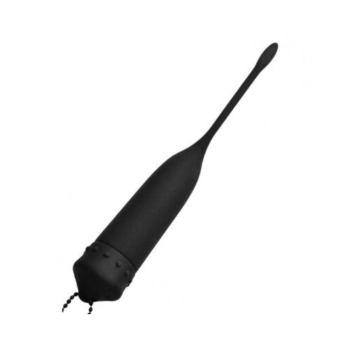 Master Series Cadence Vibrating Silicone Sound Black
