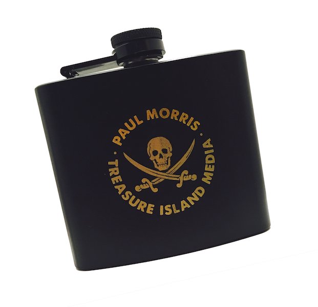 TIM Black Steel Flask