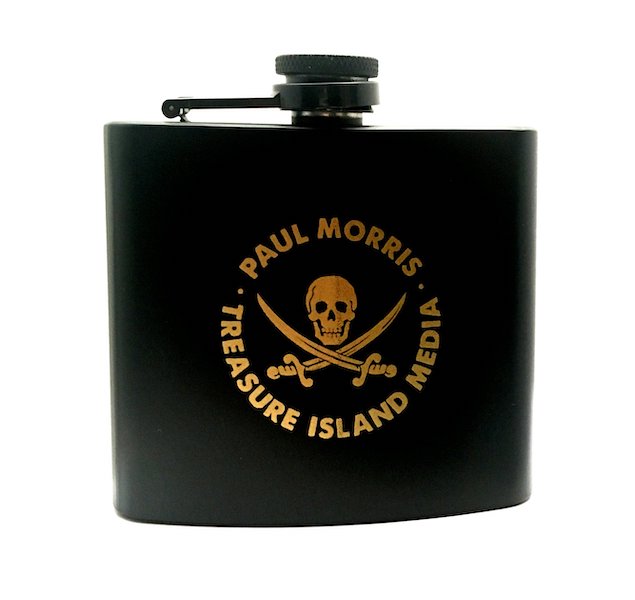 TIM Black Steel Flask