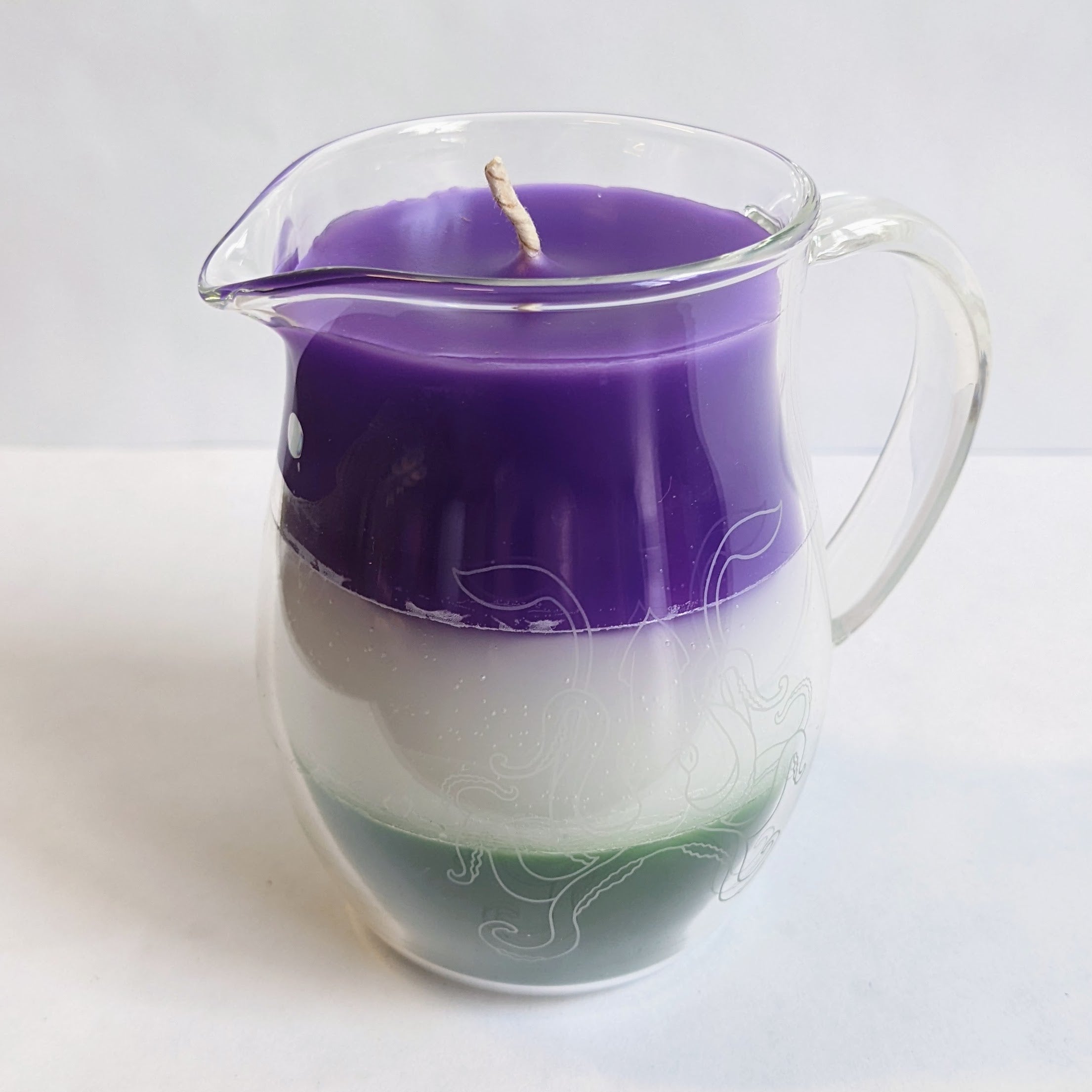 Pride flag in a Jar Wax Play Candle - Low Temp - Unscented - Pitcher Candle