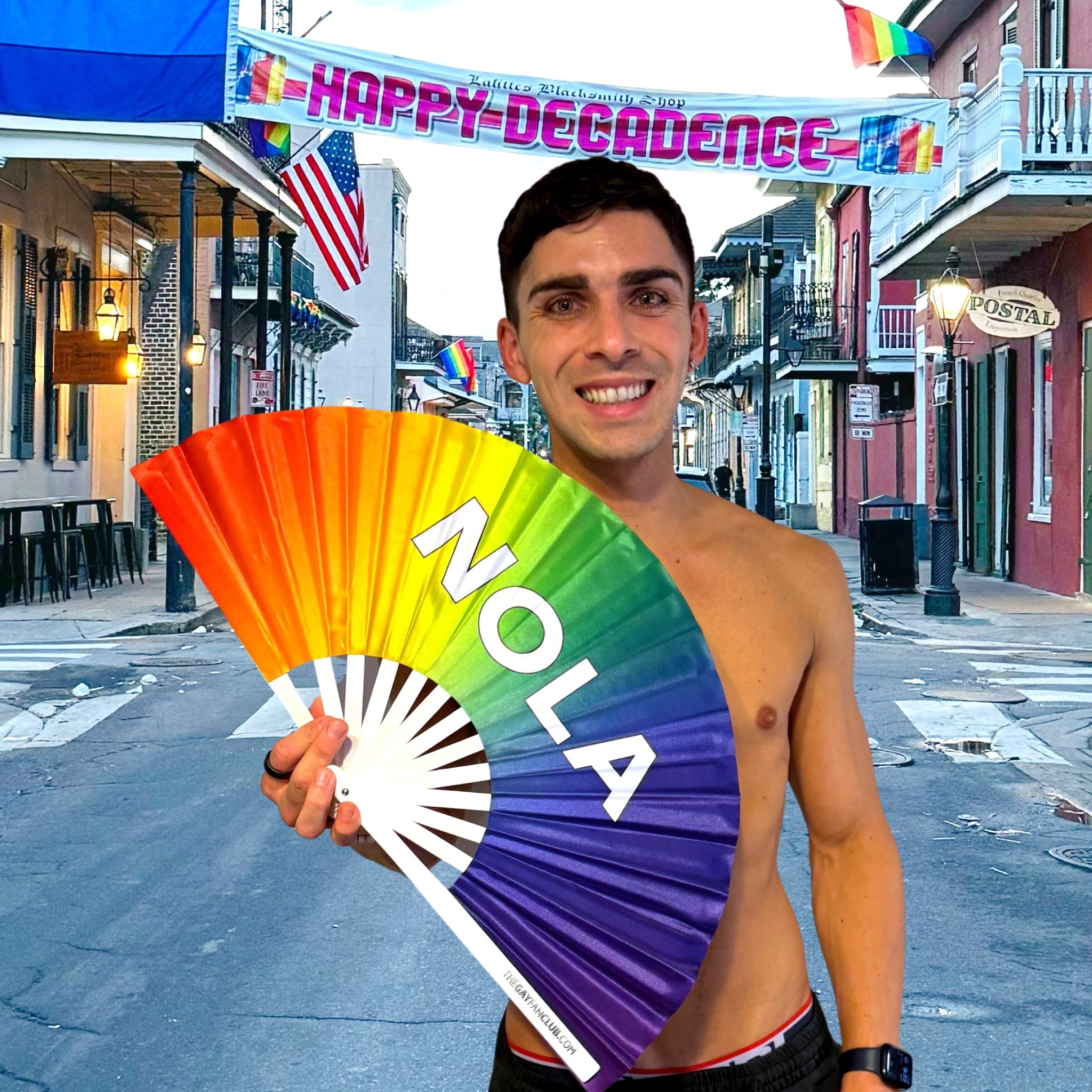 NOLA Rainbow Fan