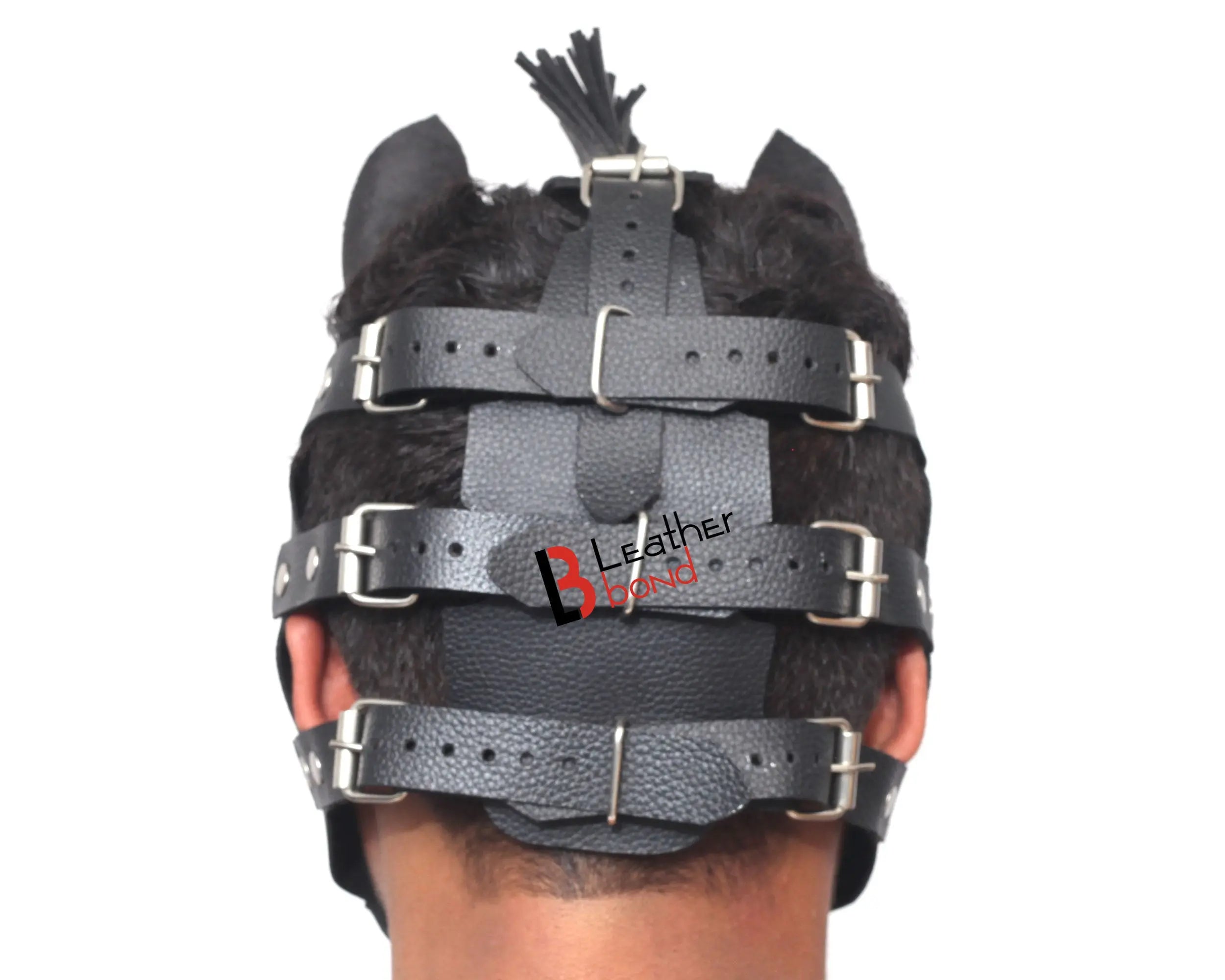 Genuine Cowhide Leather Horse Mask Hood Costume Reenactment Gear Halloween Mask Handmade