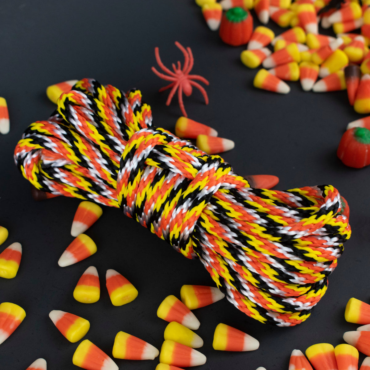 Color of the Month Special October!  1/4" – 6mm – Candy Corn – Solid Braid MFP Bondage Rope CoTM