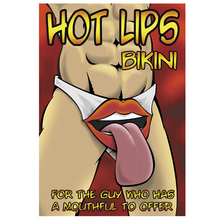 Male Power Hot Lips Bikini Underwear with playful lips print and modern fit.