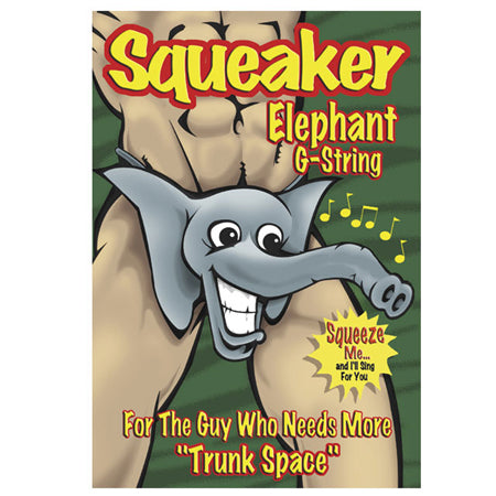 Male Power Squeak Elephant G-String