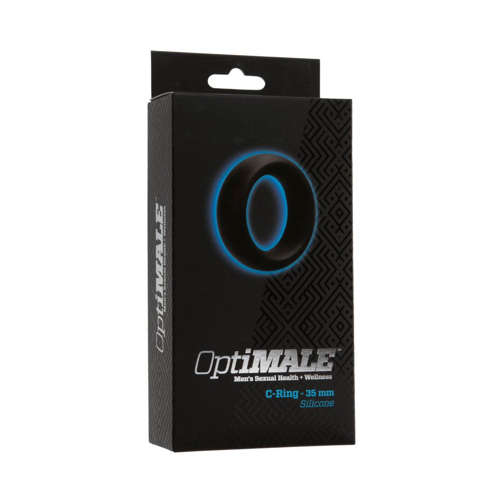 OptiMALE C-Ring 35mm Black silicone packaging